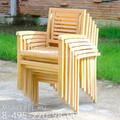 Кресло из дерева для дачи Сочи